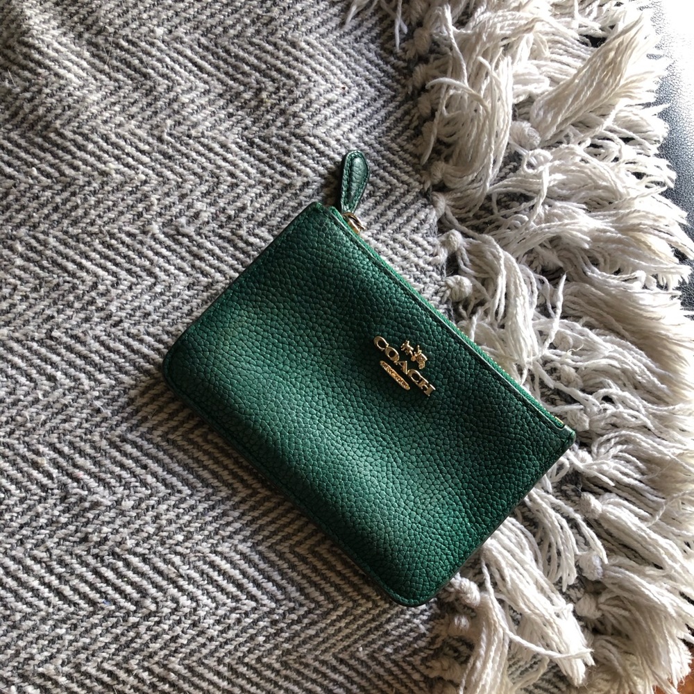 Coach zipper wallet